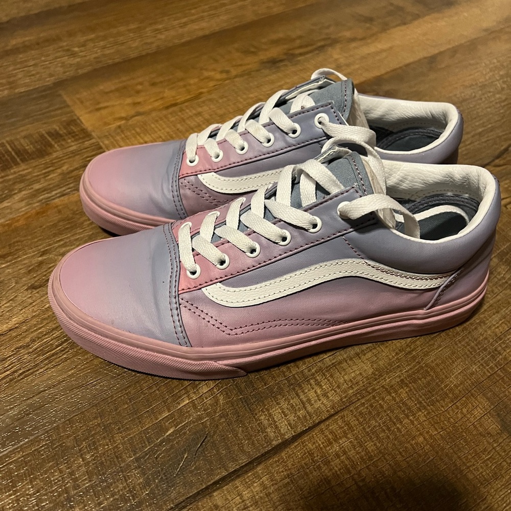 Vans Kids' Two-Tone Pink and Purple Sneakers